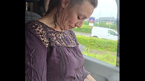 Carpark Blowjob &amp_ shop Cumwalk