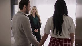 Real estate agent fucks a man behind his wife's back