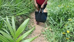 කැම්පස් නංගිගෙන් සැපක් ගන්න බලා ඉදලා කැලේ පාරෙදි අද හමුවුනා,Asian sexy couple fuck with outdoor ,bi - Unexpected Encounter with a Sexy Asian Couple in the Wilderness