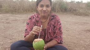 Desi Indian Marathi Kavita Riding on Dick in Jungle or Farm