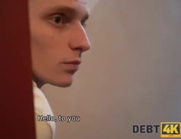 Rough Russian Debt: Teen (18+)'s Obedient Ass and Mouth at His Mercy