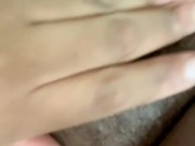 Black bww playing with pussy