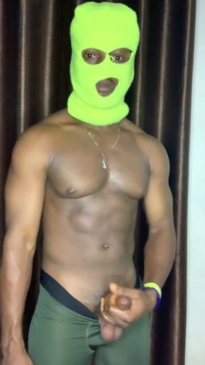 Horny Hunk Jerks off in the Morning