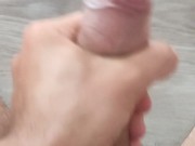 Cum river on my hand