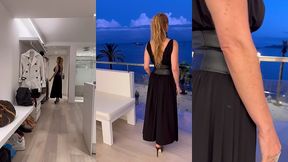 coucou les zamours 5 eme jour a ibiza en debut de soiree et prete...