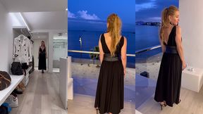 coucou les zamours 5 eme jour a ibiza en debut de soiree et prete...