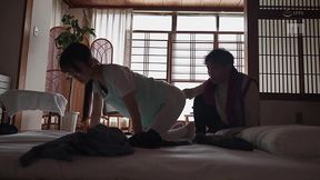 Beautiful Tits caregiver in glasses has dirty sex with captor