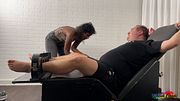 TICKLISH CHICKS - Lady Phoenix Tickles Bare Feet With With An Evil Smile
