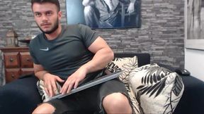 Hot Romanian Stud Just Typing