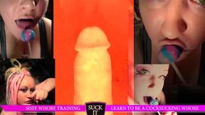 Sniff the fresh ooey goey panties as i turn you into a sissy cocksucker includes foot licking video version