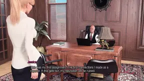 Older woman's deepthroat and harder fucking after work