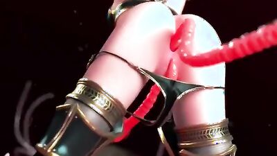 Experience the ultimate 3D monster fuck with a hentai twist