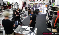 Hot and beautiful latina gets slammed hard at the pawnshop