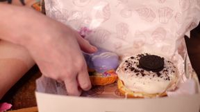 Eating Donuts and Cumming