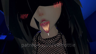 Fishnet Blindfold Strip Brunette POV Lap Dance and Ride Body Rolls