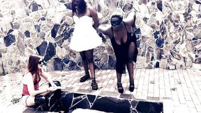 Your mouth is SPITTING HOLE - Zeida, Praline, Imani, Zara