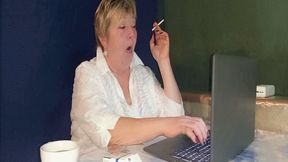 Office Cigarette Cough WMV