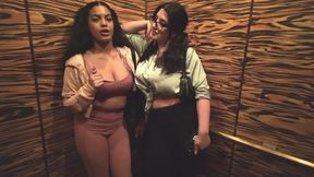 Maya Farrell x Sarah Arabic: Pornstars in Cars Buying Dildos