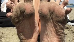 HOT DIRTY SANDY SOLES AND TOES