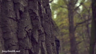 Take off my Halloween costume. Jeny Smith naked in forest