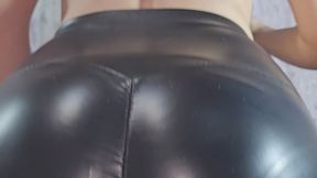 Leather Pants Ass Clench & Flex - Muscle Control