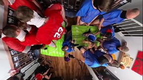 Football Team Vs Cheerleader Gangbang Full BTS