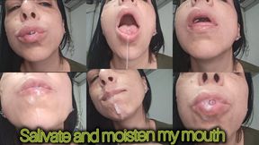 Saliva in action!