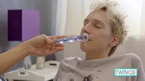 Horny Twink Nico Gets Ass Drilled And Cummed On By Hot Boy Logan! 10 Min