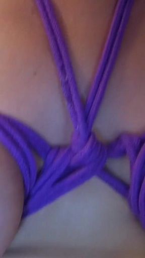Nyloned, Ballgagged and Hogtied