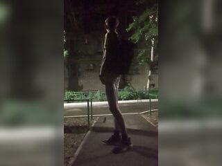 Naked public masturbation