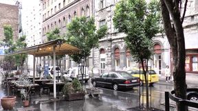 Milf sucks a huge cock then rides it deep on the sofa