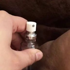 I masturbate with a BOTTLE of Perfume