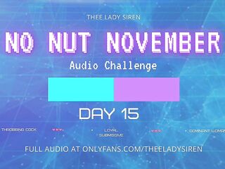 No Nut November Audio Defiance Day 15