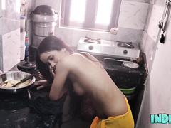 Blazing Desi Bhabhi Kitchen Sex With Husband