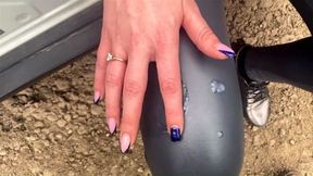 I can hardly wait to kiss with my impotent husband after suck the dick and i am full of cum p2