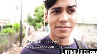 LatinoJuice.com - Straight guy Ariano maintains eye contact with me while he blows my