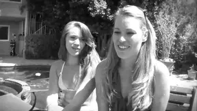 Two gorgeous women engage in steamy lesbian sex