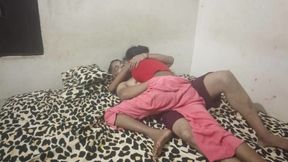 Indian Bhabhi Can't Wait to Fuck Her Young and Stepbrother