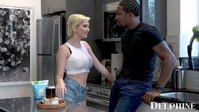 My Best BBC Neighbor - Blonde Milf in interracial fuck in the kitchen