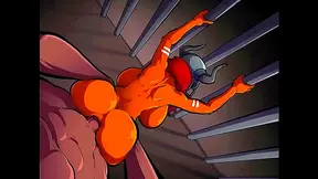 Demoress Dominates Gamer Jamal with Busty Charms in Queen Opala Quest