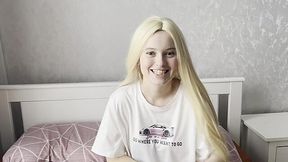 Stepsister Loses Card Game Bet & Pays With Her Tight Pussy