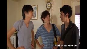 Small tits Japanese teen gets tied up and toyed