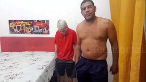 Leo ogro na brotheragem com seu amigo BOYCETA