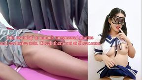 Chubby Thai wife gets a messy facial from her husband