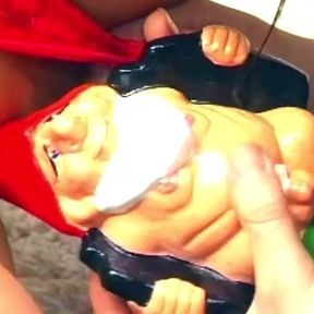 Bottle Stuffed Pussy Stretched Wide in Lesbian Outdoor Frenzy