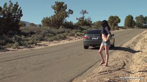 Hitchhiking handjob by Ashton Haze