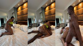 prince yahshua, jayla page & don sudan in a dp with a cream pie ? in both holes