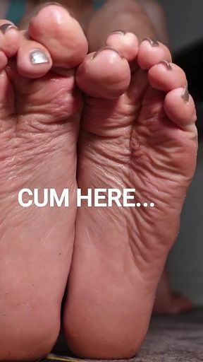 She Likes to Play with Her Soft, Dirty Feet