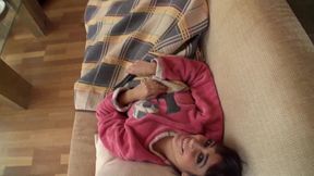 sofa, movie and good sex with lucia nieto