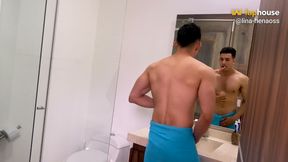 The Big-breasted Roommate Loves to Be Filled with Cum Inside Her Tight Pussy